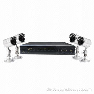 Standalone DVR Kit, Supports 2D1 + 2CIF Real-time Record